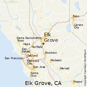 Elk_Grove,California Map