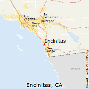 Encinitas,California Map