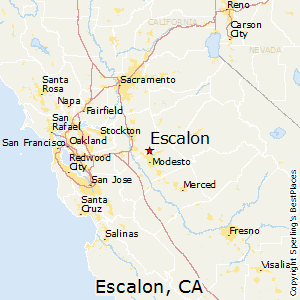 Escalon,California Map