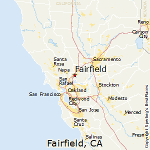 Fairfield,California Map