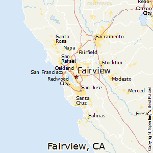 Fairview,California Map