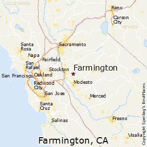 Farmington,California Map