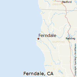 Ferndale,California Map