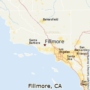 Fillmore,California Map