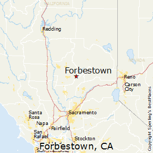 Forbestown,California Map