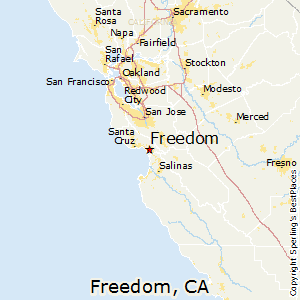Freedom,California Map