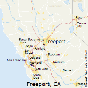 Freeport,California Map