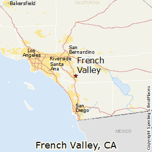 French_Valley,California Map