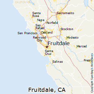 Fruitdale,California Map