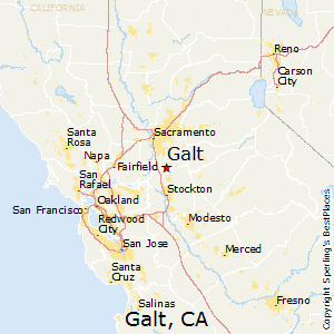 Galt,California Map