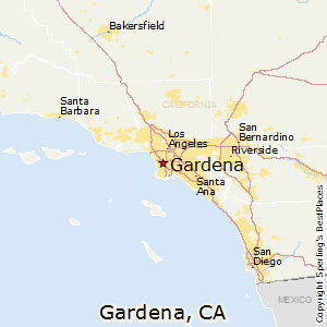 Gardena,California Map
