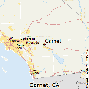 Garnet,California Map