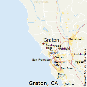 Graton,California Map