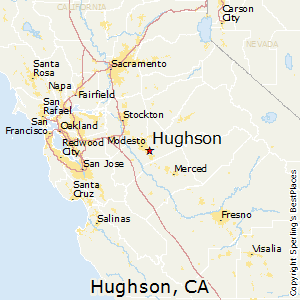 Hughson,California Map