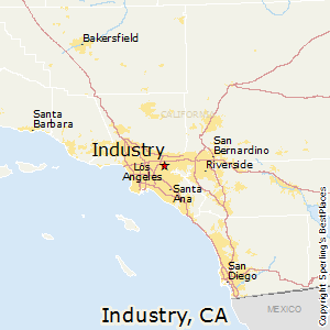 Industry,California Map