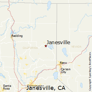 Janesville,California Map