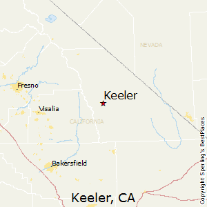 Keeler,California Map
