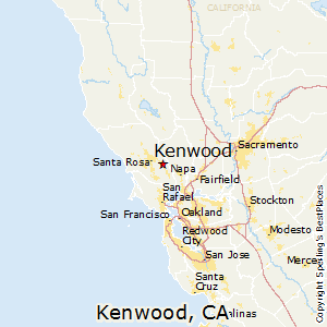 Kenwood,California Map
