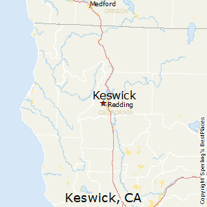 Keswick,California Map