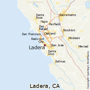 Ladera,California Map
