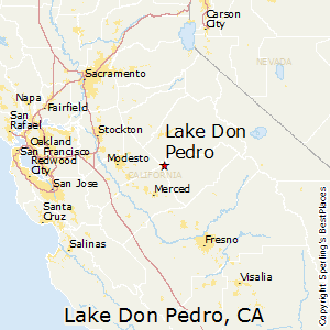 Don Pedro Lake Map Best Places To Live In Lake Don Pedro California