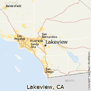 Lakeview,California Map