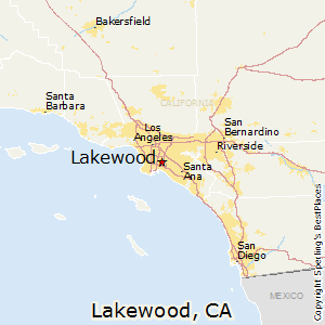 Lakewood,California Map