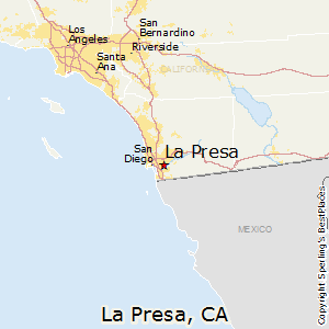 La_Presa,California Map