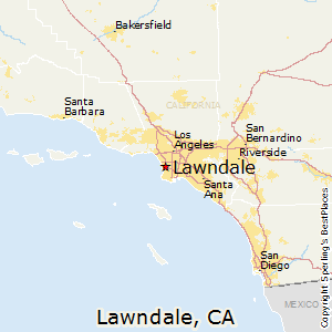 Lawndale,California Map