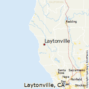 Laytonville,California Map