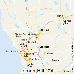 Lemon_Hill,California Map