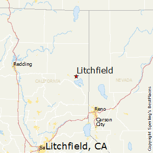 Litchfield,California Map