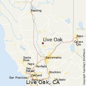 Live_Oak,California Map