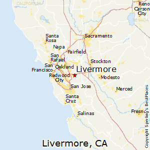 Livermore,California Map