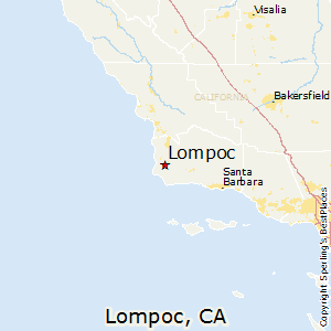 Lompoc,California Map