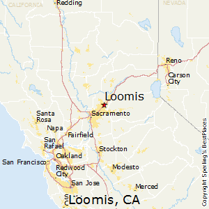 Loomis,California Map