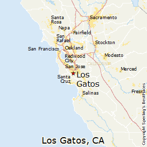 Los_Gatos,California Map