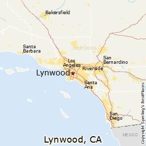 Lynwood,California Map