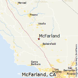 McFarland,California Map
