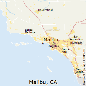 Malibu,California Map