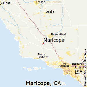 Maricopa,California Map
