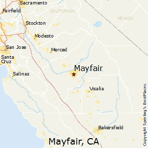 Mayfair,California Map