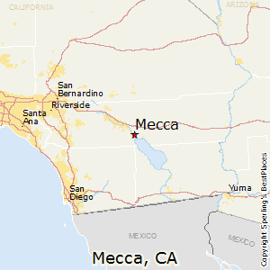 Mecca,California Map