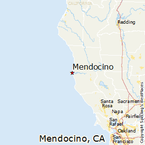 Mendocino,California Map
