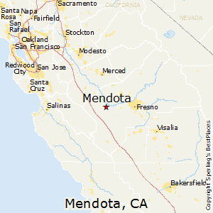 Mendota,California Map