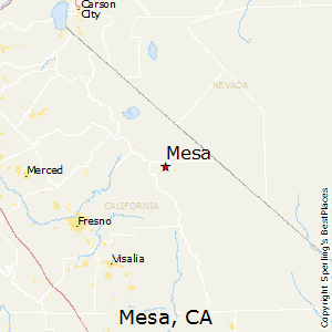 Mesa,California Map