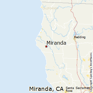 Miranda,California Map