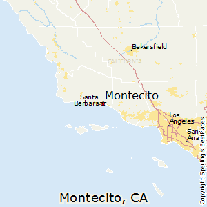 Montecito,California Map