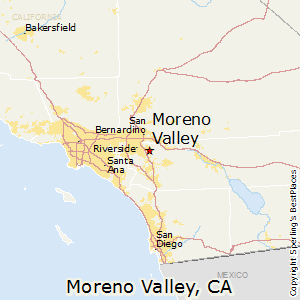 Moreno_Valley,California Map