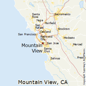 Mountain_View,California Map